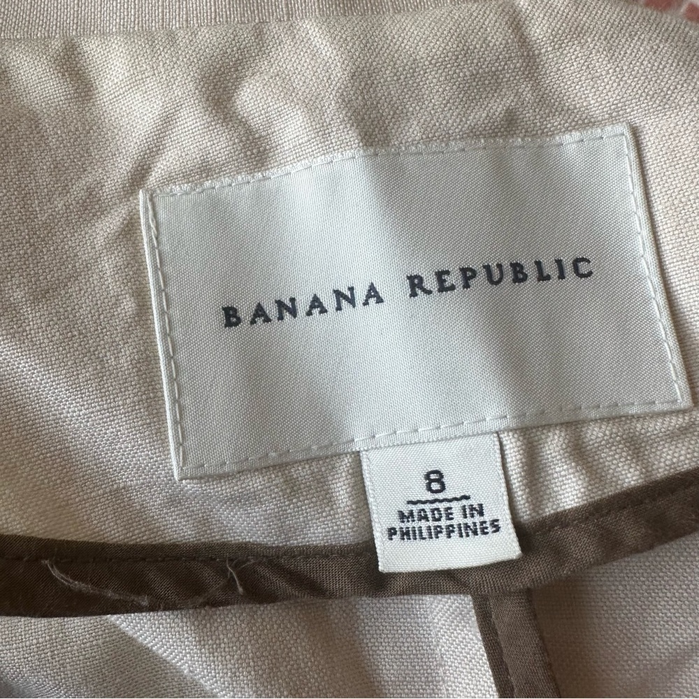 Banana Republic linen blend blazer  HG - Picture 4 of 5